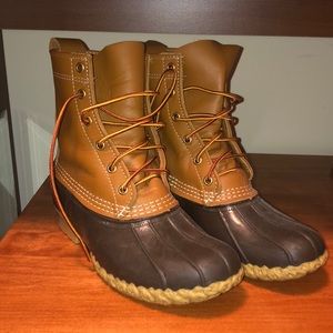L.L. Bean Duck boots tall WOMENS